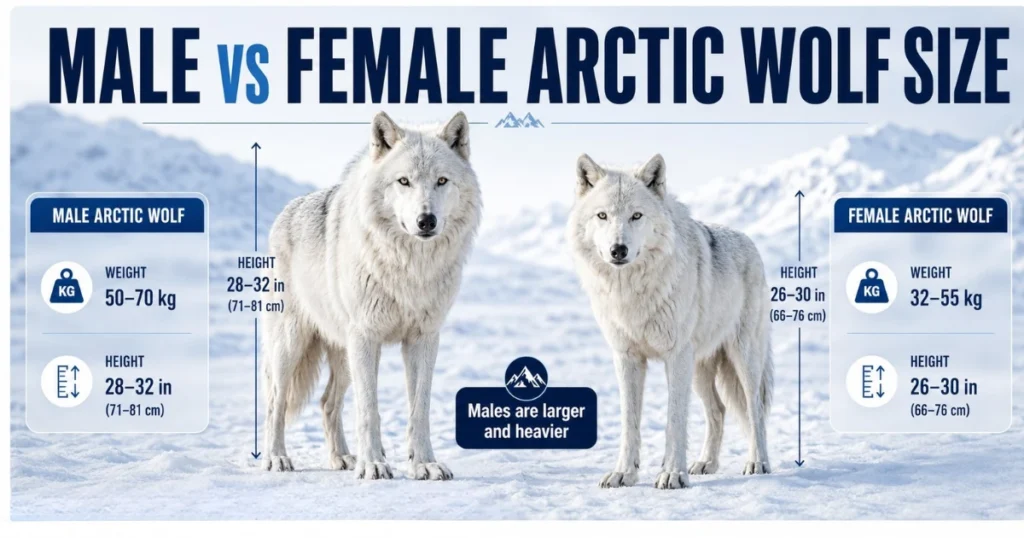 male-vs-female-arctic-wolf-size