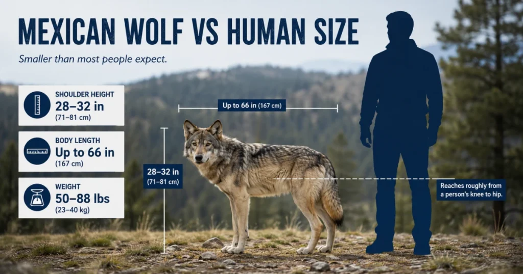 mexican-wolf-size-compared-to-a-human
