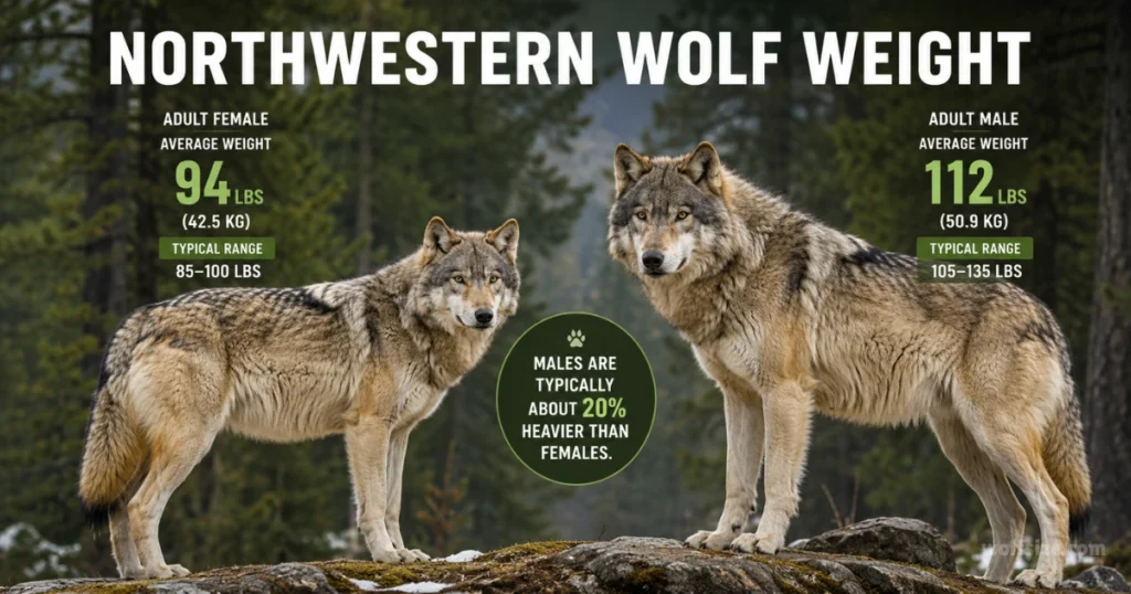 northwestern-wolf-weight-male-vs-female