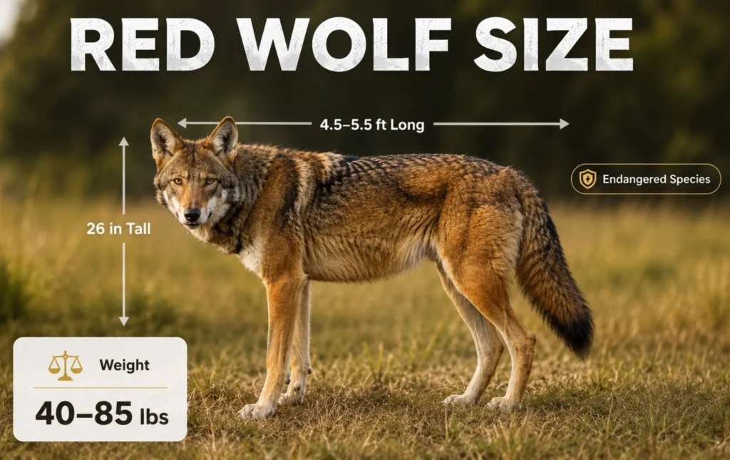red-wolf-size