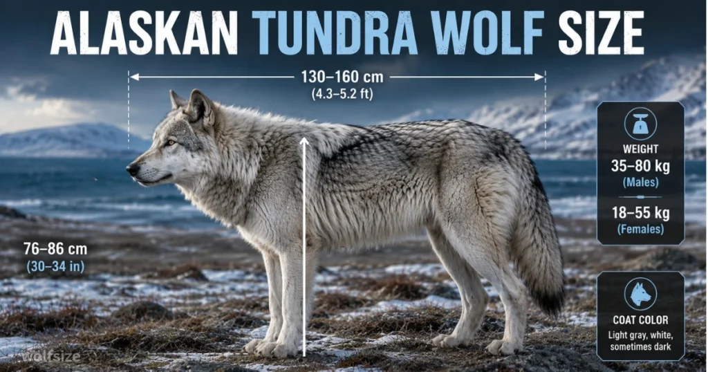 alaskan-tundra-wolf-size-guide