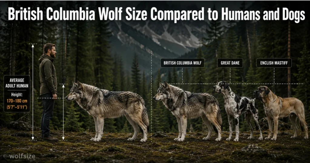 british-columbia-wolf-size-compared-humans-dogs