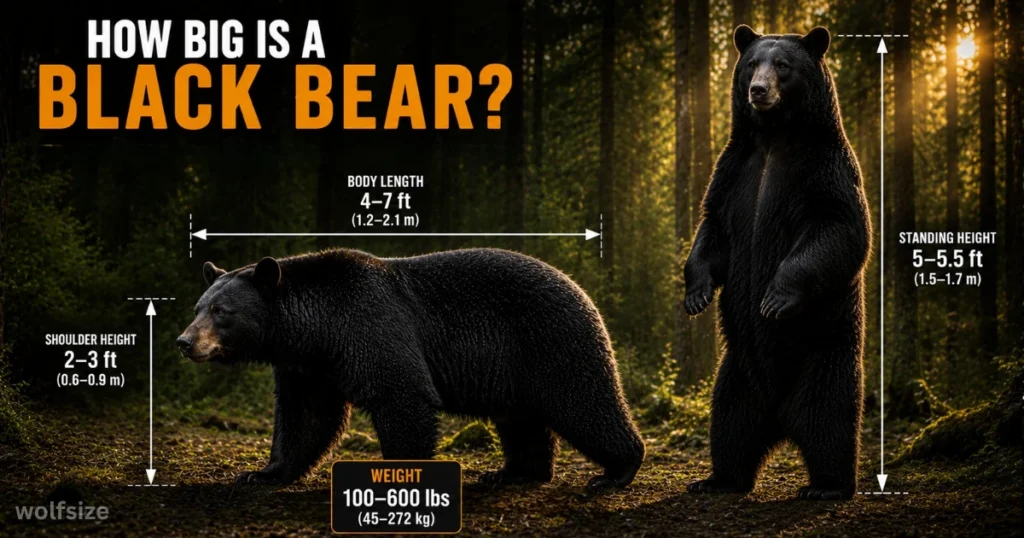 how-big-is-a-black-bear