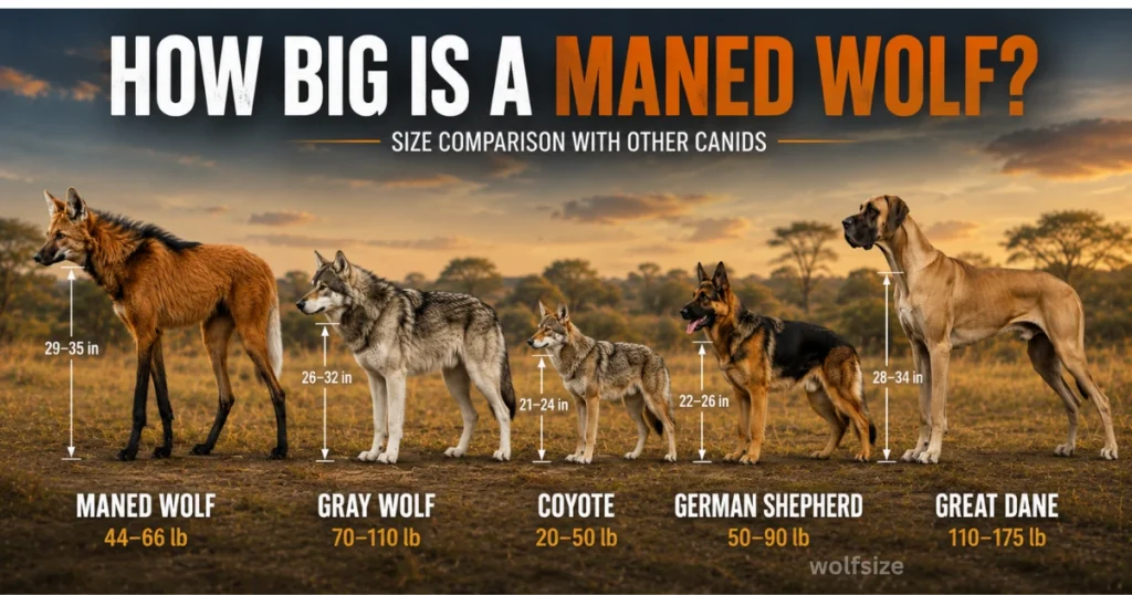 maned-wolf-size-comparison