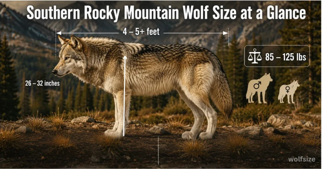 southern-rocky-mountain-wolf-size-facts