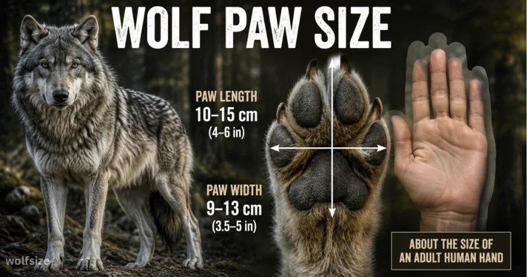 wolf-paw-compared-to-human-foot-hand