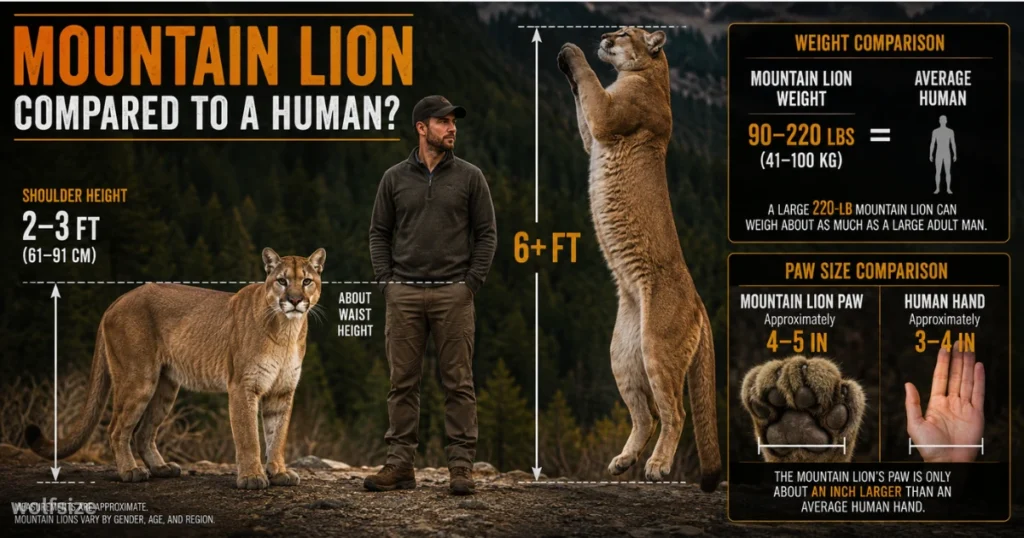 mountain-lion-size-vs-human