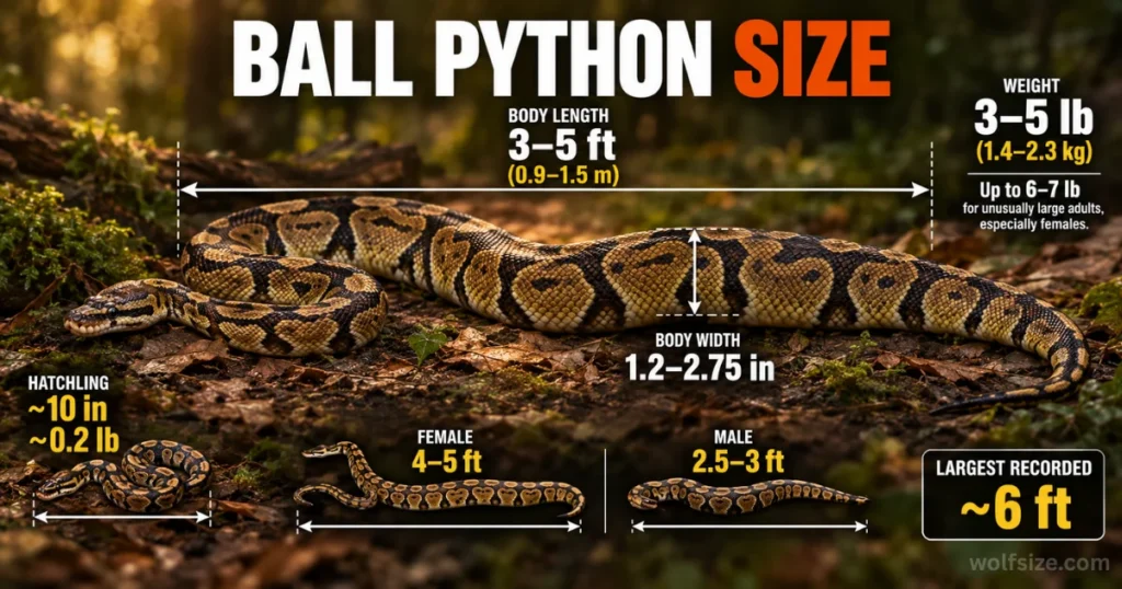full-grown-ball-python-size