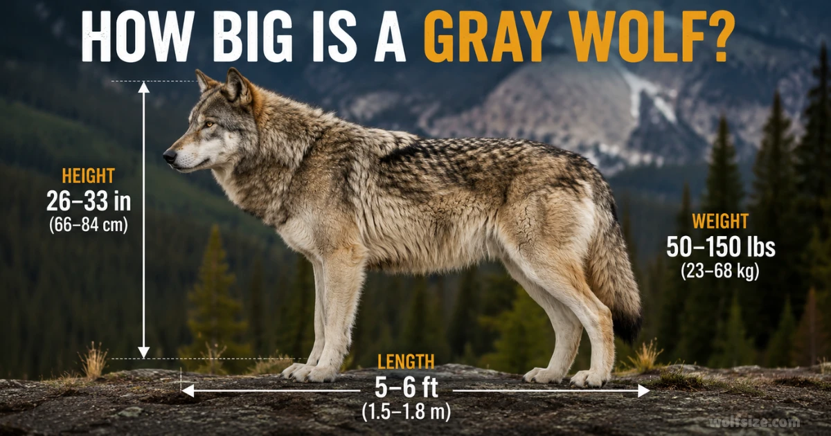 how-big-is-a-gray-wolf-size