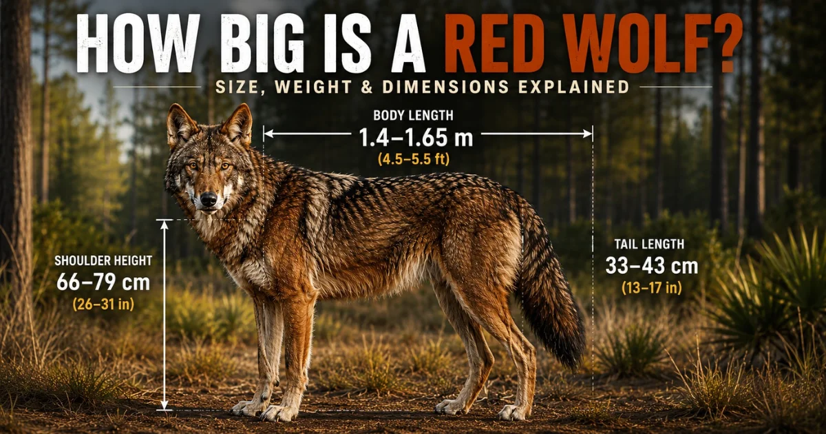 how-big-is-a-red-wolf
