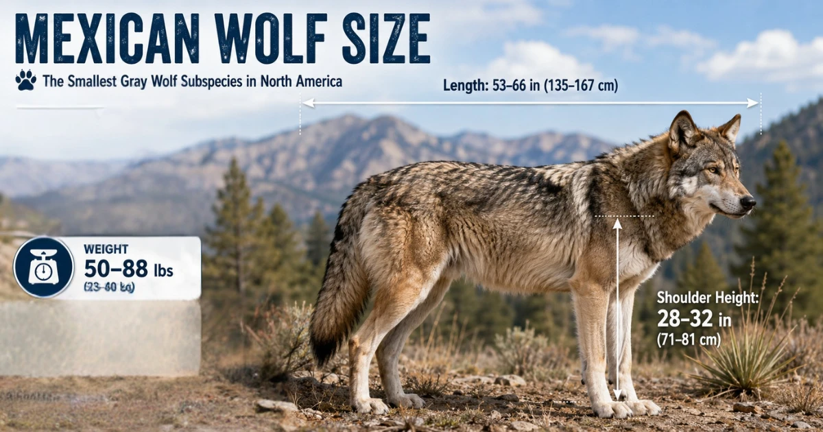mexican-wolf-size