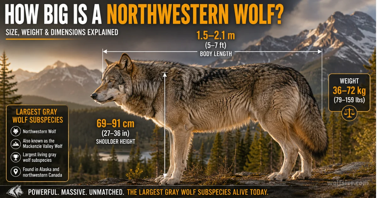 northwestern-wolf-size