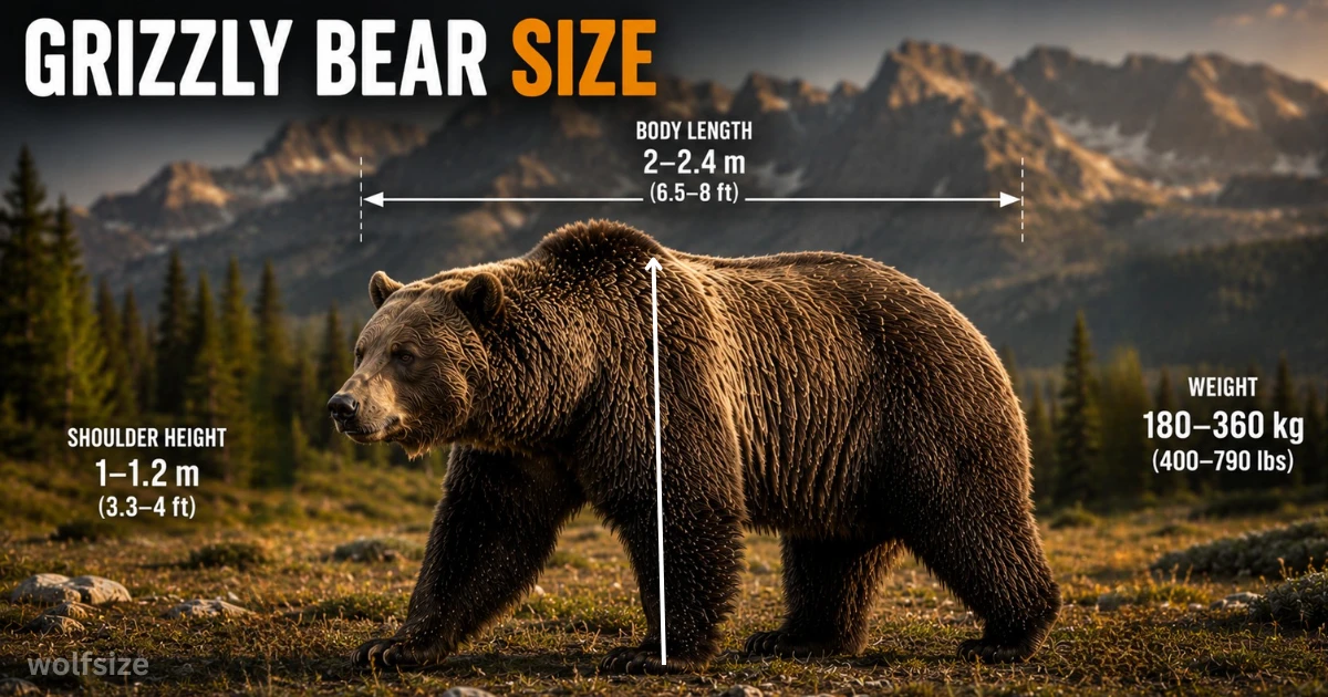 how-big-grizzly-bear-size