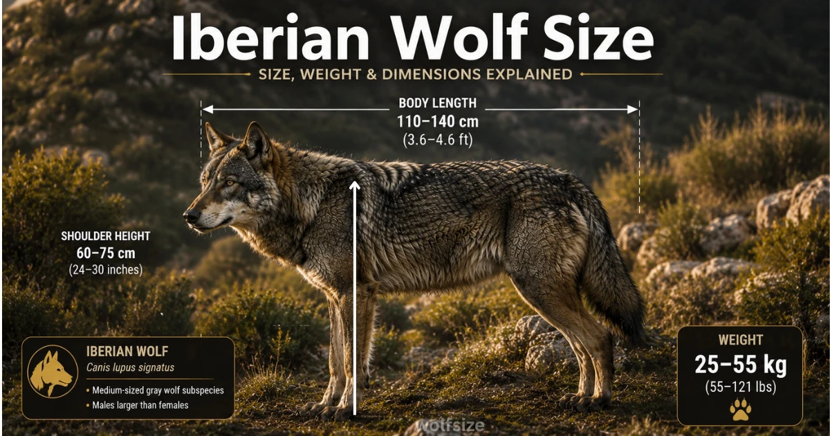 iberian-wolf-size