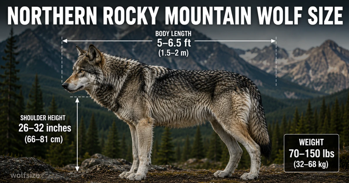 northern-rocky-mountain-wolf-size