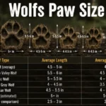 Wolf Paw Size: A Complete Guide to Gray, Arctic and Dire Wolf Paw Dimensions wolf-paw-sizes