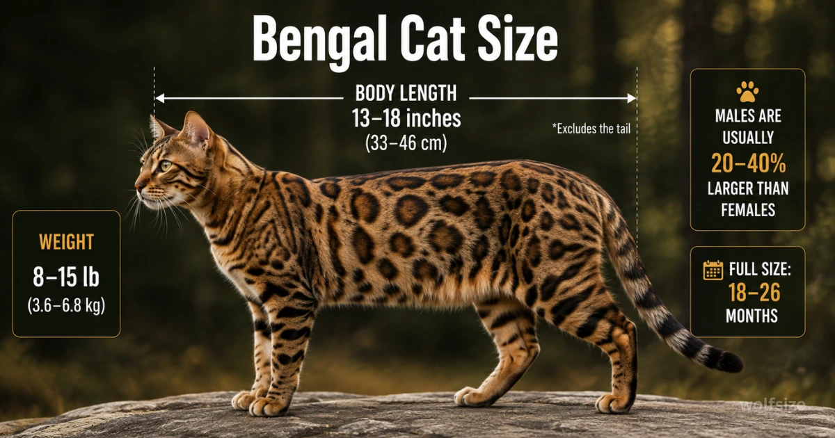 bengal-cat-size