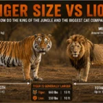 Tiger Size vs Lion: Weight, Height, Length & Size Comparison tiger-size-vs-lion
