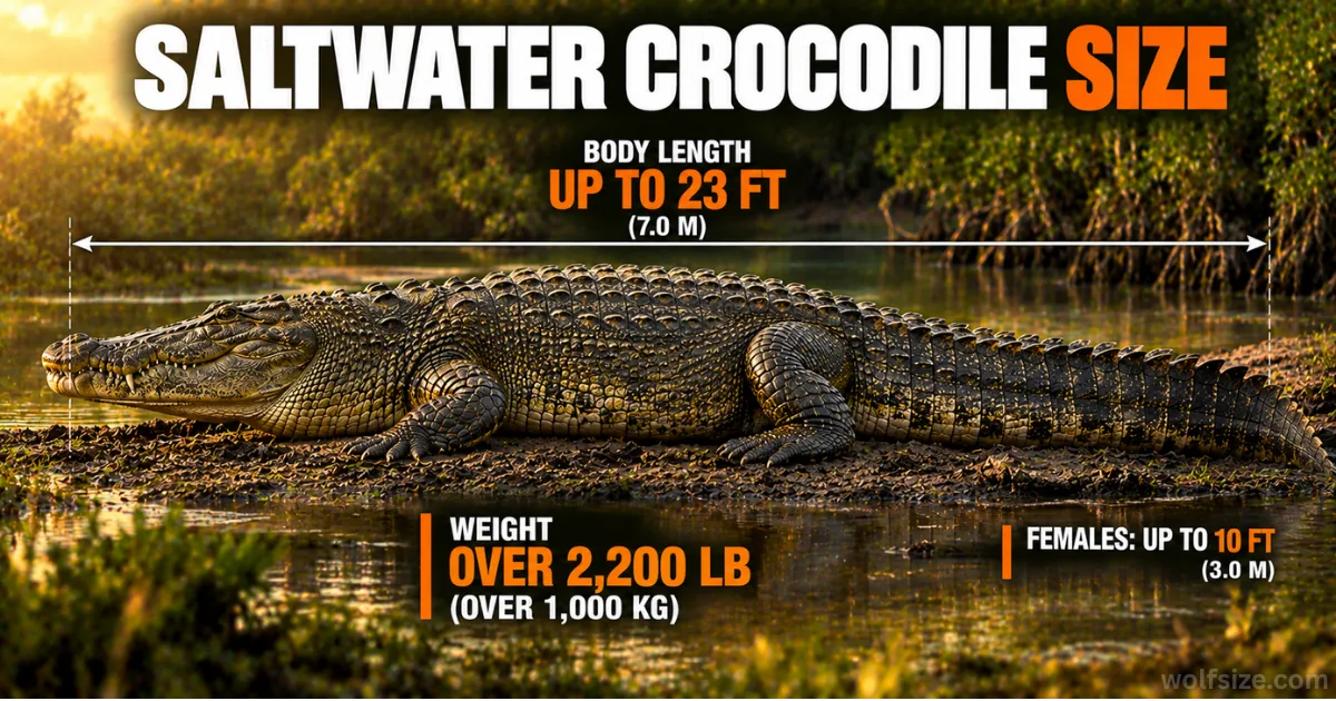 saltwater-crocodile-size